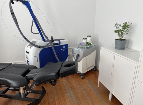 Beauty & The Beas Electrolysis & Laser Hair Removal - New York, NY. big blue laser!