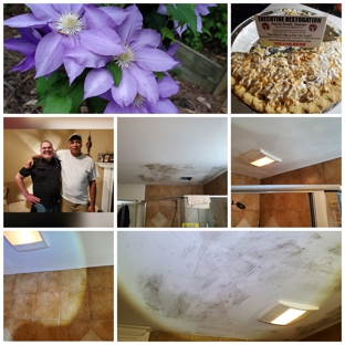 Executive Restoration - Mint Hill, NC. Before and after photos of Mold Removal and a very happy customer.