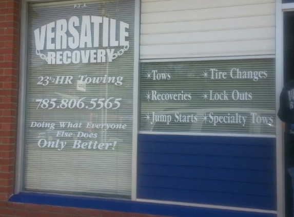 VERSATILE (TOWING) RECOVERY - 24 HR TOWING - Topeka, KS. Call us FIRST!