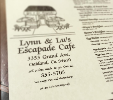 Lynn & Lu's Escapade Cafe - Oakland, CA