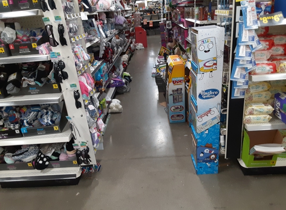 Dollar General - Linden, MI. Try going down this isle with cart