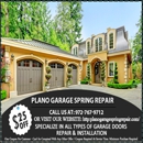 Plano Garage Spring Repair - Garage Doors & Openers