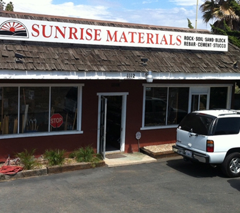Sunrise Materials - Vista, CA