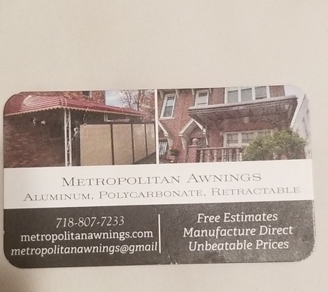 Metropolitan Awnings - Bronx, NY