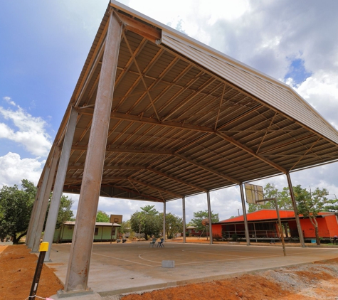 Masters Engineering Consultancy Pty Ltd. 21m Span x 30m Basketball Shelter In Gan Gan Community