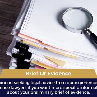 Dribbin & Brown Criminal Lawyers - Ballarat Central, VIC. Brief Of Evidence