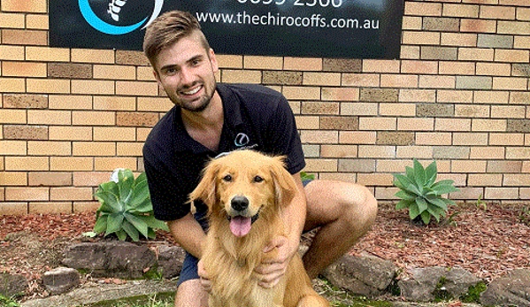 The Chiro Coffs - Coffs Harbour, NSW. Dr. Steve Zaal And Pet Sunny