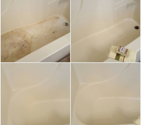 A PLUS JANITORIAL SERVICES - Brewerton, NY. Tub A PLUS JANITORIAL SERVICES cleaned.