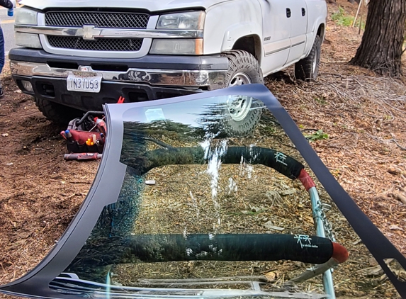 Direct Quality Auto Glass - San Bernardino, CA. Windshield installed in my Silverado