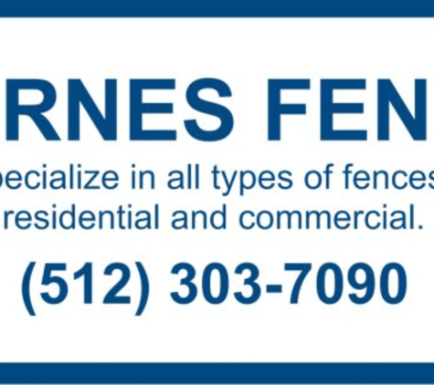 Barnes Fence - Bastrop, TX. Family owned and operated for over 40 years .Bastrop