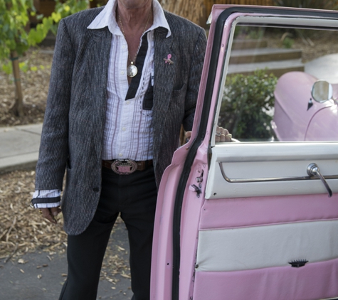 The antique Pink Cadillac Limousine - Sun City, CA