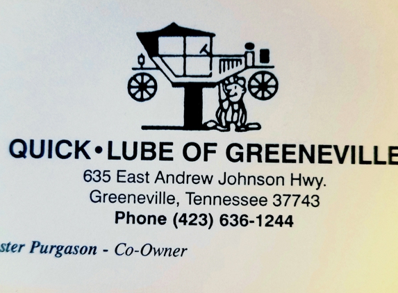 Quick Lube Inc - Greeneville, TN