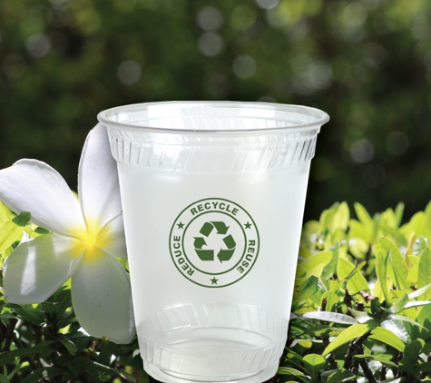 Plymouth Rock Printing - Lexington MA 0, MA. Printed Clear Soft-sided Greenware Compostable Cups