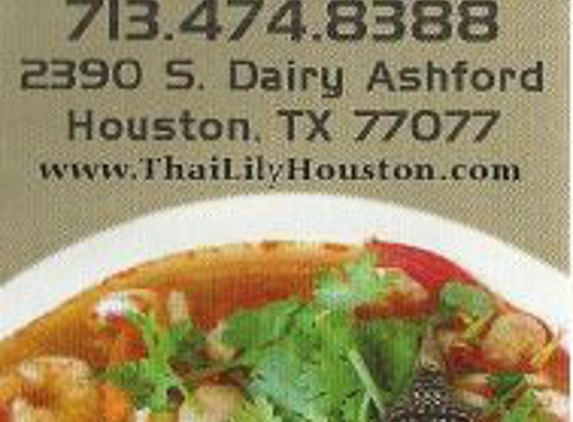 Thai Lily Cafe - Houston, TX