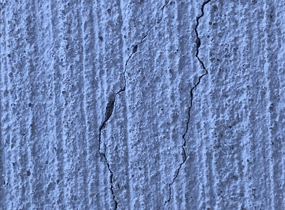 Don Mertke's Cement Work - Shelby Township, MI. this is a closeup of what the 25' crack looked like before sealing