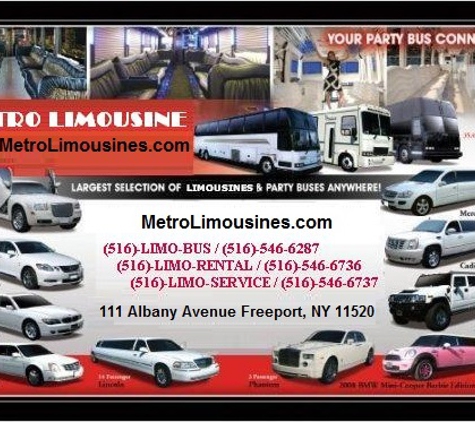 Metro Limousine Service - Freeport, NY. Prom Limo Bus Packages in Long Island NY