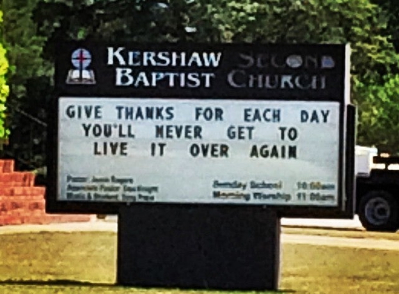 Kershaw Second Baptist Church - Kershaw, SC