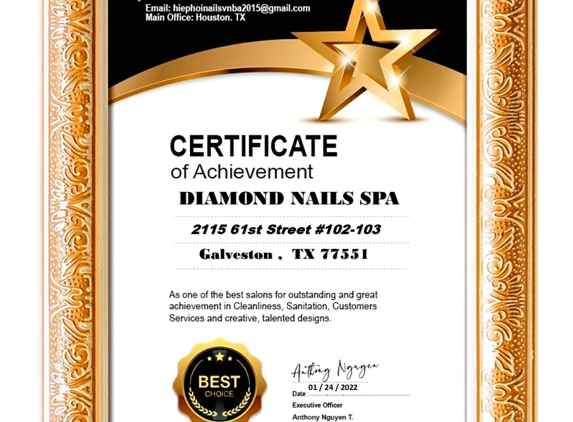 Diamond Nail Spa - Galveston, TX