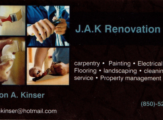J.A.K Renovation handyman & Cleaning Service - Pensacola, FL