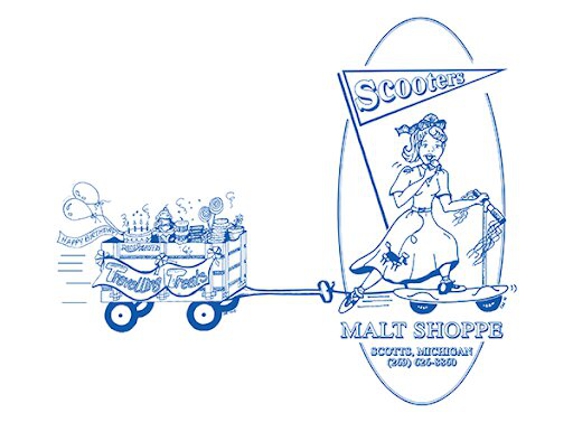 Scooters Malt Shoppe & Travelling Treats - Scotts, MI