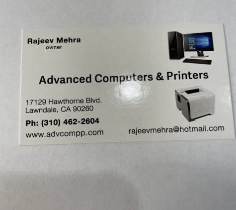 Advanced Computers & Printers - Lawndale, CA