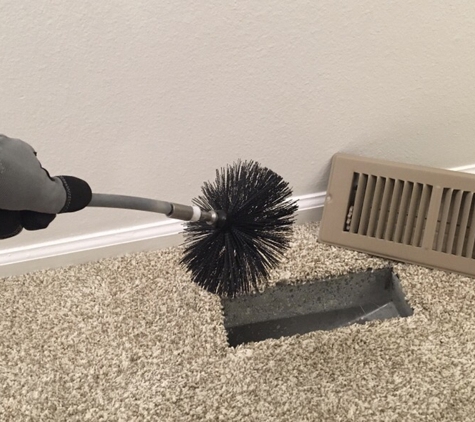 Dr. Duct - Thornton, CO. Just with router brush can cleaning as good every inch of the ducts.