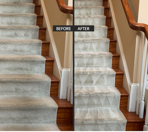 Tulip Cleaning Services - Fort Lauderdale, FL. Stairs carpet cleaning