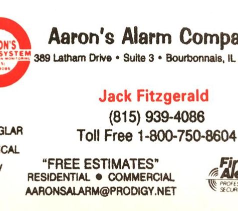 Aaron's Alarm Co - Bourbonnais, IL