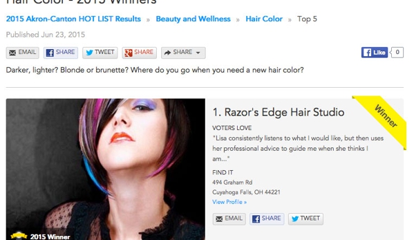 Razors Edge Hair Studio - Cuyahoga Falls, OH