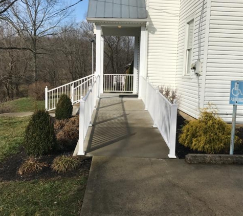 First Twelve Mile Baptist Church - California, KY. Easy ramp access with Handicapped Parking