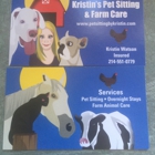 Kristin’s Pet Sitting and Farm Care