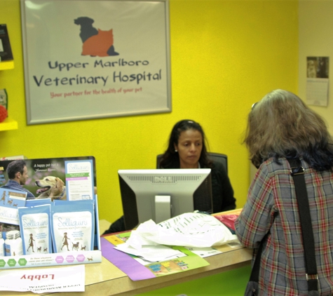 Upper Marlboro Veterinary Hospital - Upper Marlboro, MD. Upper Marlboro Veterinary Hospital - Reception area