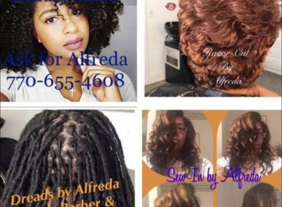 Shin's Barber and Beauty Salon - Cartersville, GA. Feed-in hair, (Marley Braids), Locs/Dreads, Sew-ins, etc.