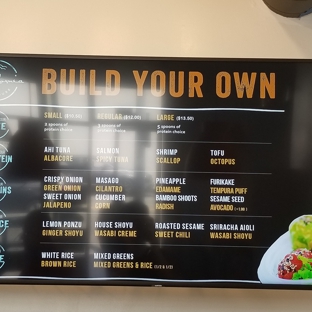 California Poke House - Glendale, CA. Build your own poke bowl menu