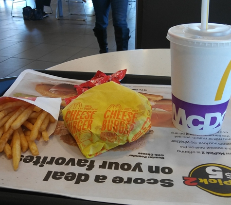 McDonald's - CLOSED - Brooksville, FL. Cheeseburger (yummy), small fries & small drink all under $4.00