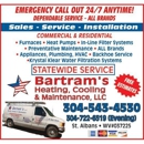 Bartram's Heating Cooling & Maintenance LLC - Heating Equipment & Systems