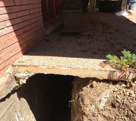 JDE Foundation Solutions - Springdale, AR. No job to large for JD Enterprise. Our great employees dug a 36' long by 9' deep trench UNDER a porch all by hand in 5 days. Waterproofing