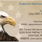 Aaron's Moving Service - Apartments, Studios and Small Homes