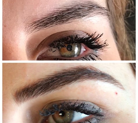 Eyebrows etc - Southfield, MI. Microbladed eyebrows. Before and after