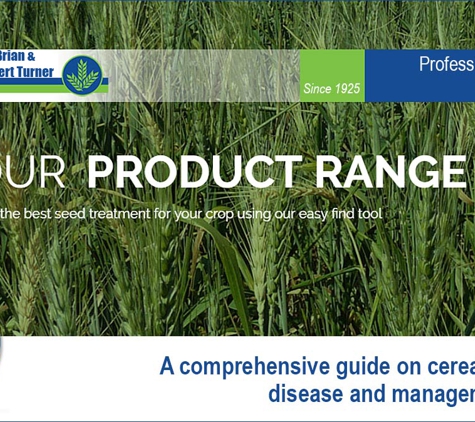 Brian & Gilbert Turner - Boston, SA. Hannaford’s specialist range of seed treatment products protect the seed against disease and pests.