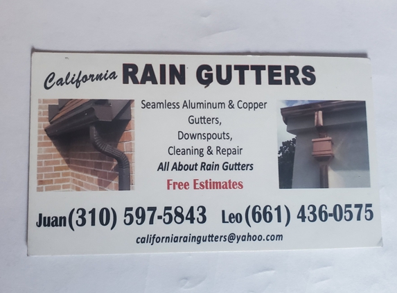 California Rain Gutters