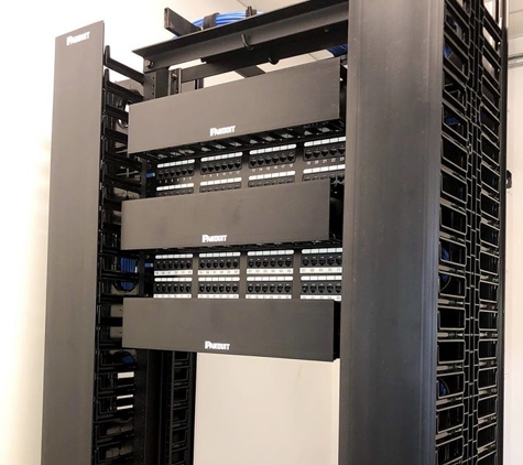 Access Cabling - Los Angeles, CA. our data cabling rack