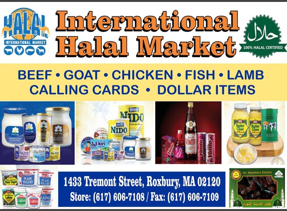 INTERNATIONAL HALAL MARKET - Roxbury Crossing, MA