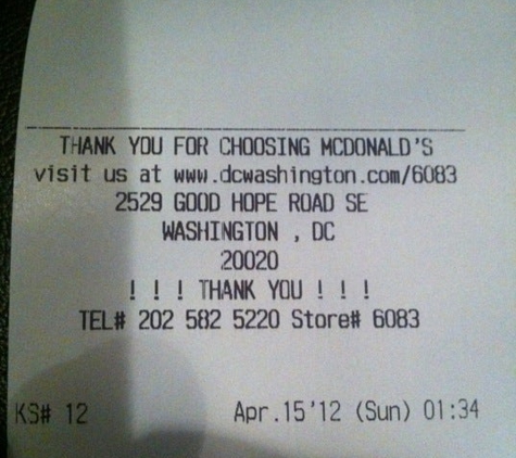 McDonald's - Washington, DC