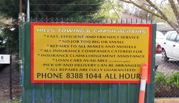 Hills Towing & Aldgate Crash Repairs - Verdun, SA