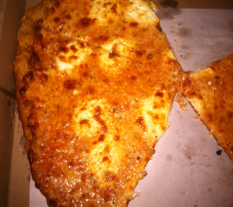 Frank's Pizza - Flanders, NJ. Extremely greasy, salty, soggy, and gross. Crust was hard.
