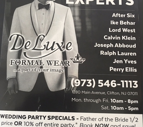 Deluxe Formal Wear - Clifton, NJ