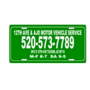 12th Ave Ajo Check Casher, Inc - Tags-Vehicle