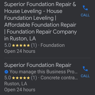 Superior Foundation Repair & House Leveling - Ruston, LA