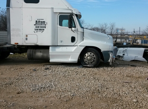 CDH Truck and Trailer Repair - Crowley, TX. replace hood and painted hood